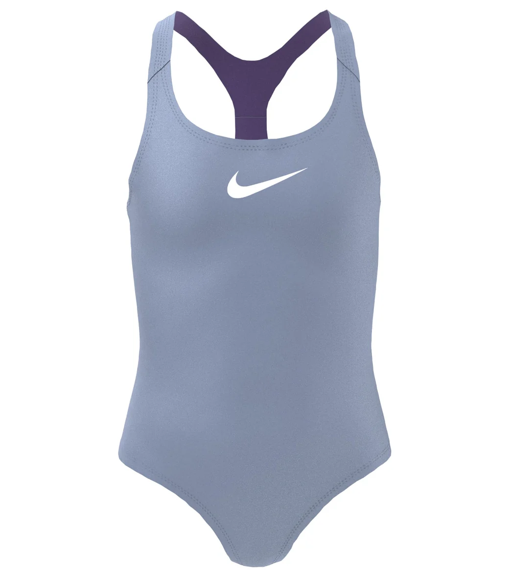 Nike Girls' Essential Racerback One Piece Swimsuit (Big Kid) - Image 9
