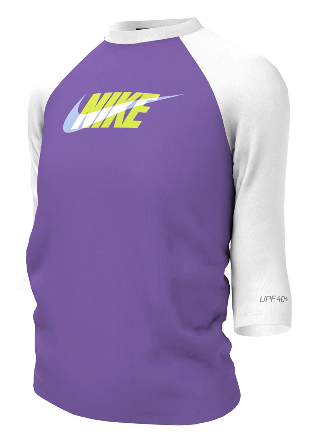 Nike Girls' Logo Hydro Short Sleeve Rashguard (Big Kid) - Image 2