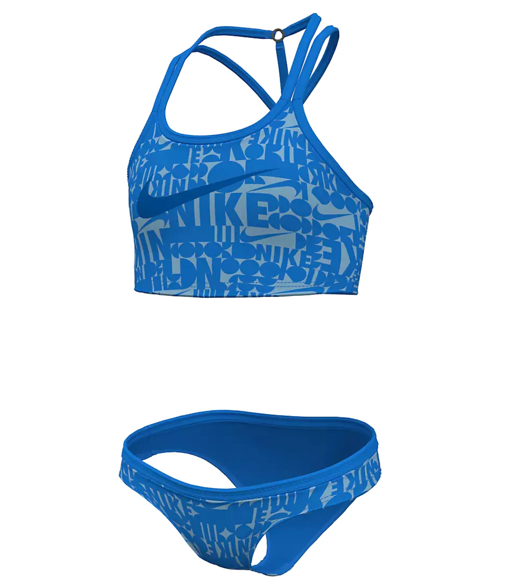 Nike Girls' Retro Flow T-Crossback Midkini Set (Big Kid) - Image 12