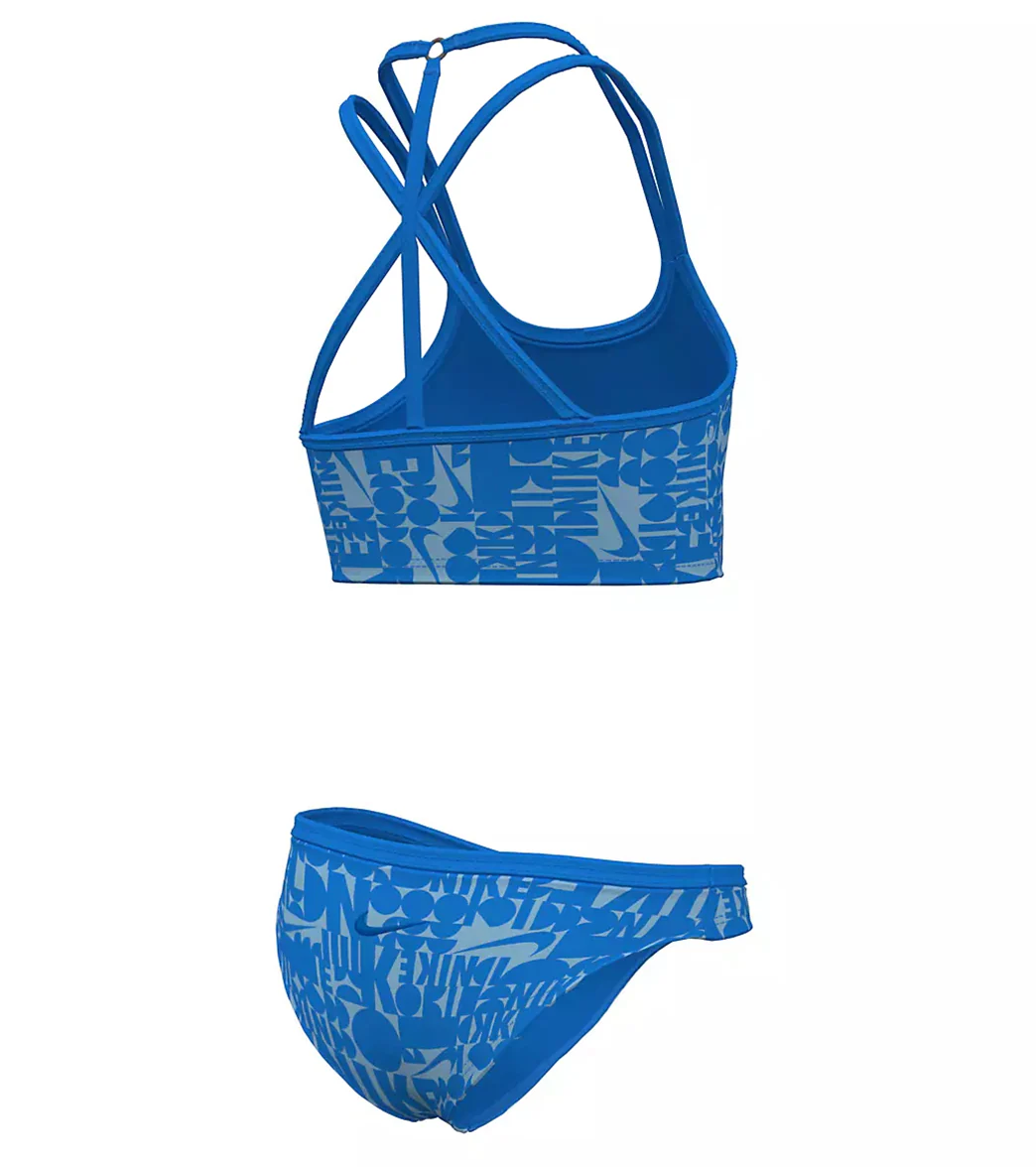 Nike Girls' Retro Flow T-Crossback Midkini Set (Big Kid) - Image 13