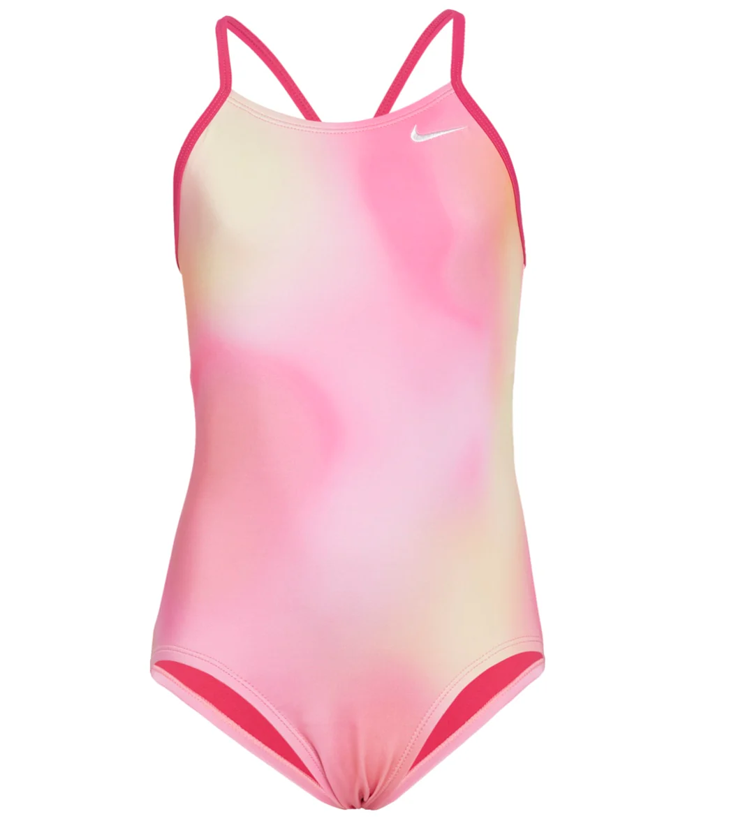 Nike Girls' Spectrum Crossback One Piece Swimsuit (Big Kid) - Image 4
