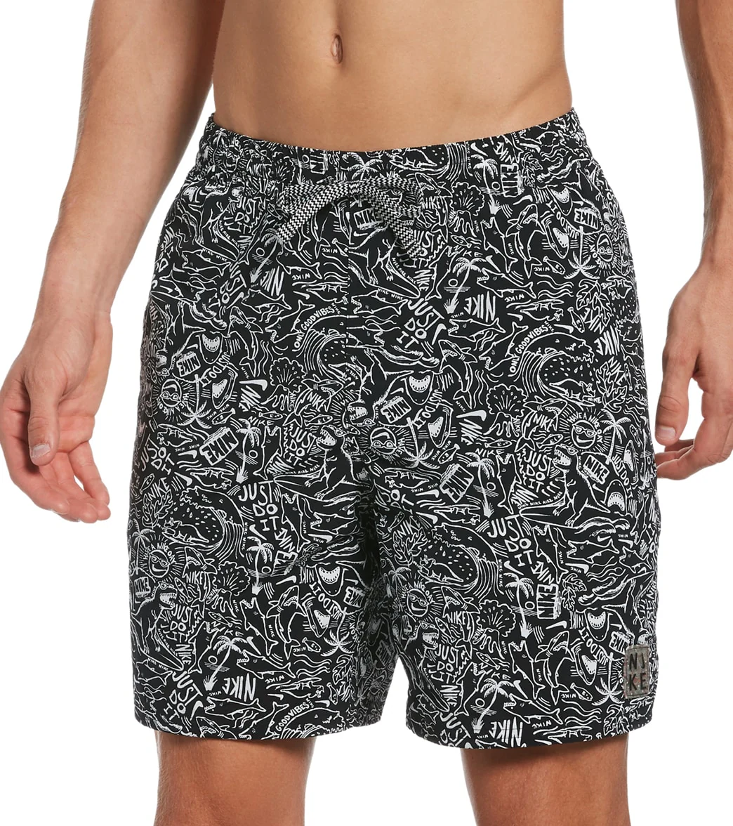 Nike Men's 18" Shark Swim Trunks - Image 12