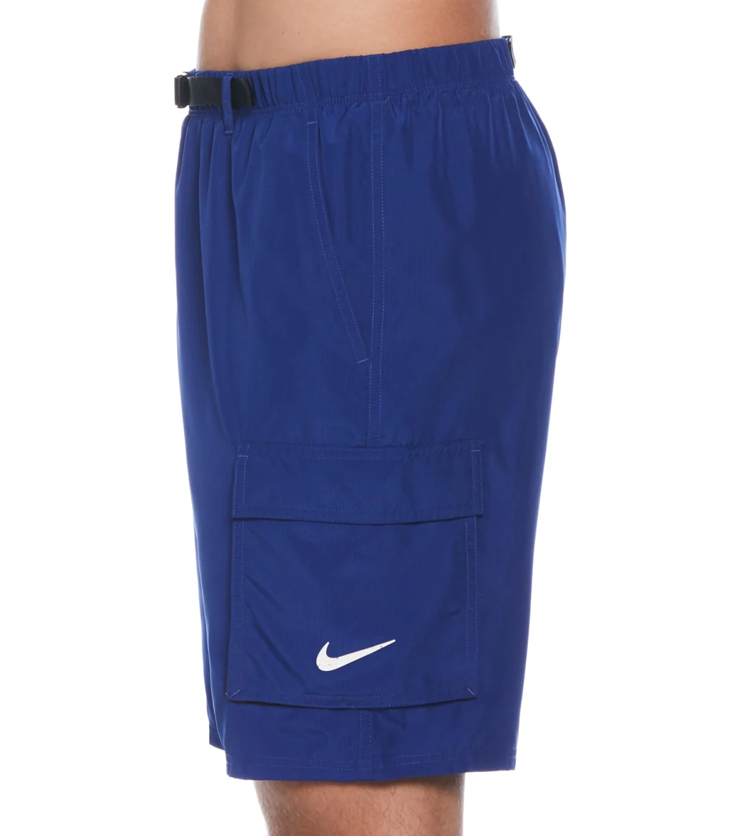 Nike Men's 20" Belted Packable Swim Trunks - Image 4