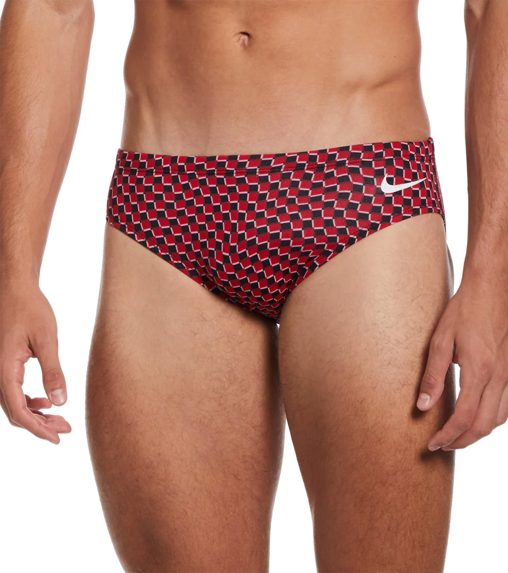 Nike Men's Drippy Check Brief Swimsuit - Image 29