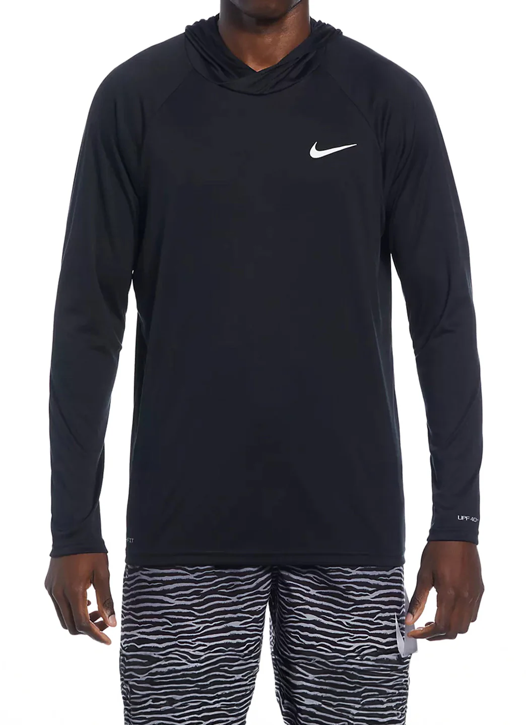 Nike Men's Essential Long Sleeve Hooded Hydroguard Swim Shirt - Image 46