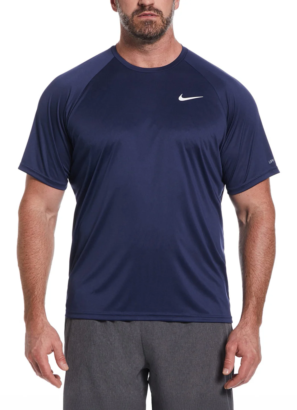 Nike Men's Essential Short Sleeve Hydro Rashguard (Extended Sizes) - Image 8