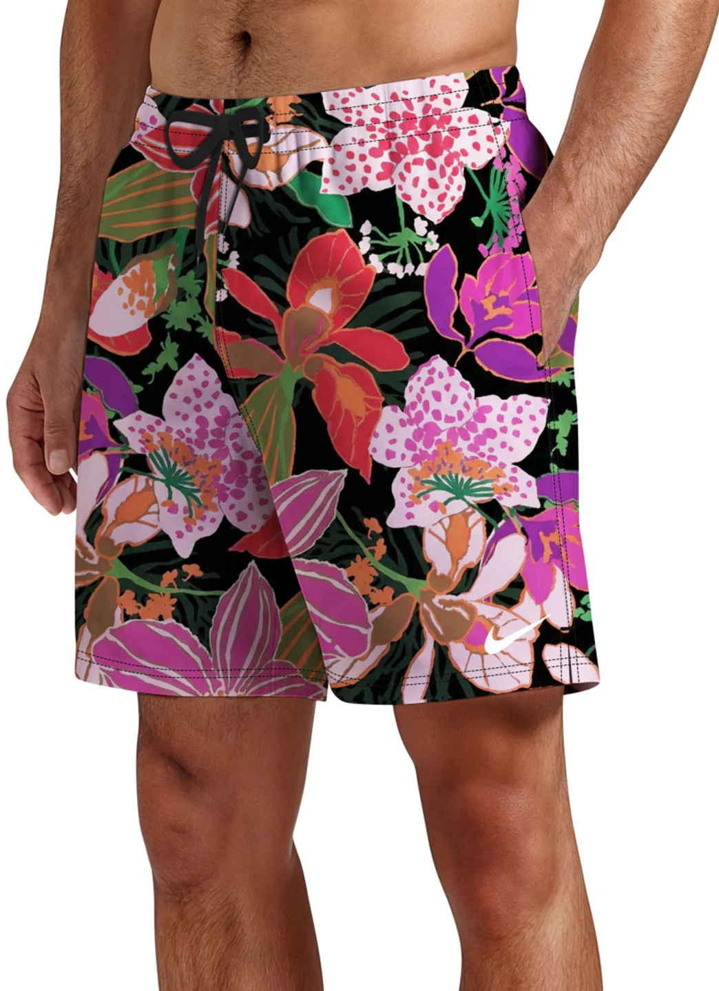 Nike Men's Hot House Floral 16" Volley Swim Trunk - Image 7