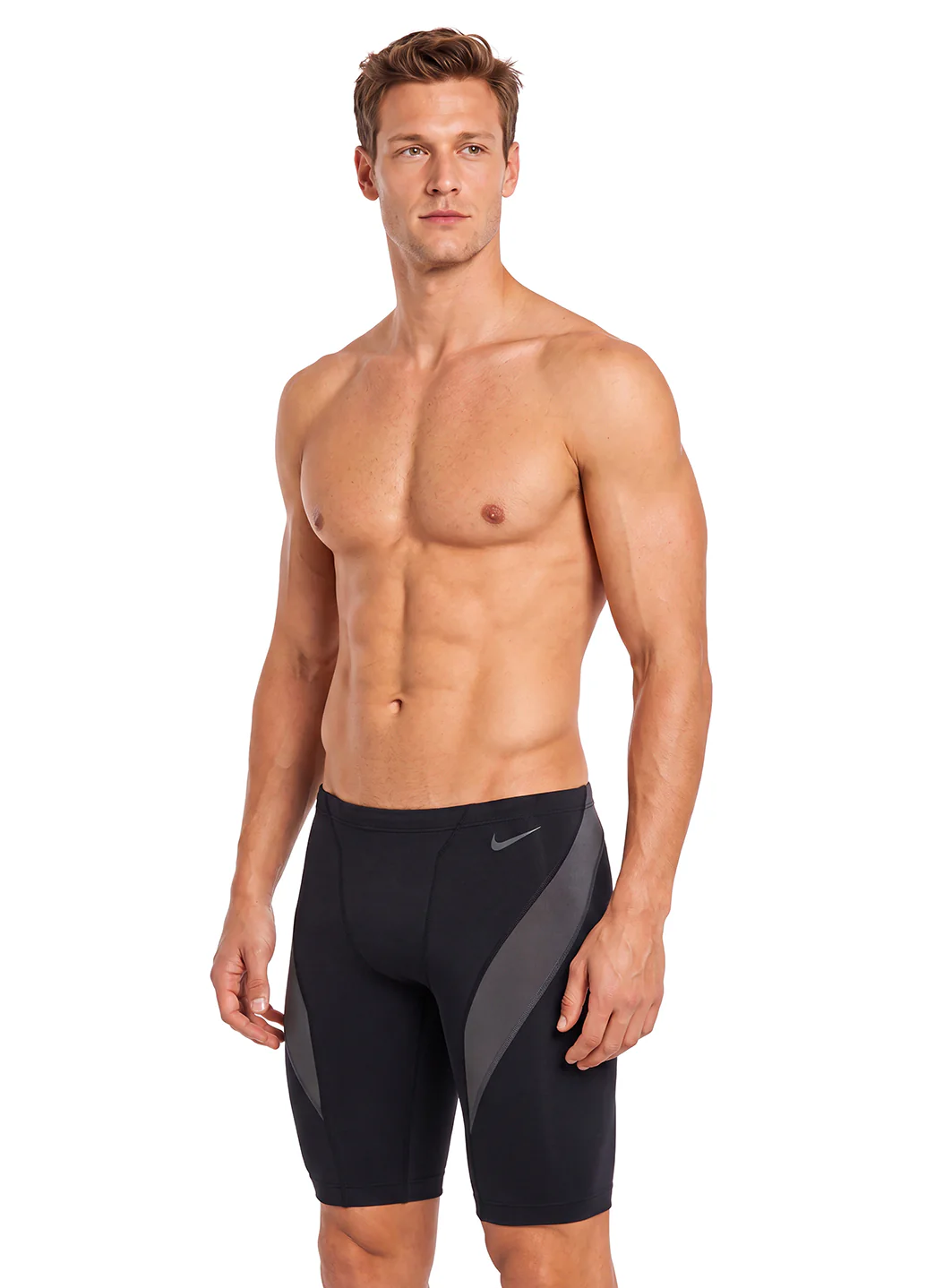 Nike Men's HydraStrong Colorblock Jammer Swimsuit - Image 16