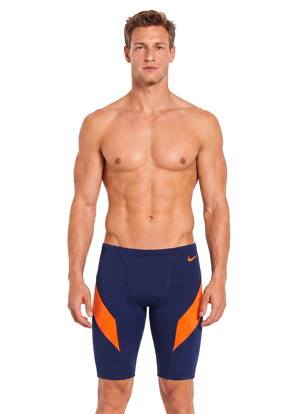 Nike Men's HydraStrong Colorblock Jammer Swimsuit - Image 23