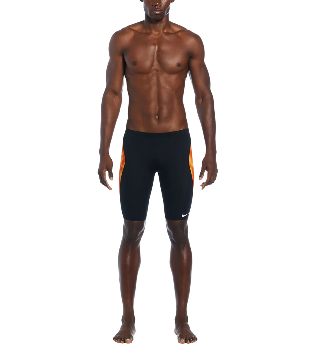 Nike Men's Hydrastrong Digi Haze Jammer Swimsuit - Image 38