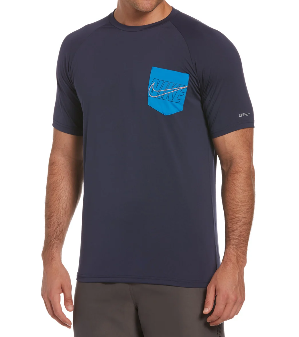 Nike Men's Outline Logo Short Sleeve Hydroguard - Image 13