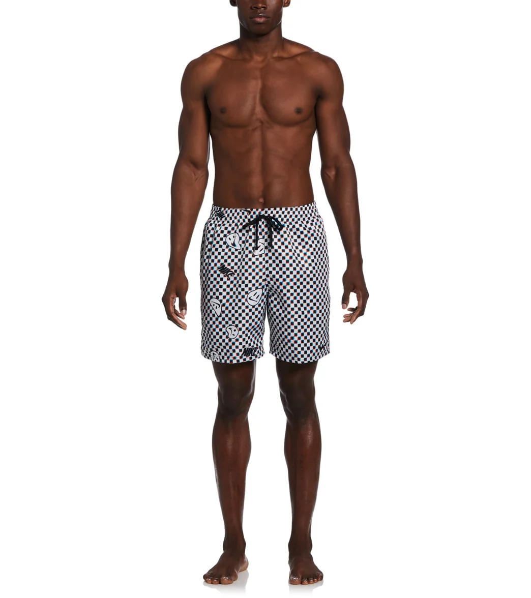 Nike Men's Smiles Check Swim Trunks - Image 13
