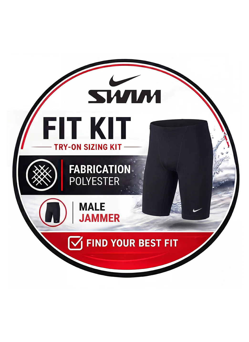 Nike Poly Fit Kit HydraStrong Jammer Swimsuit
