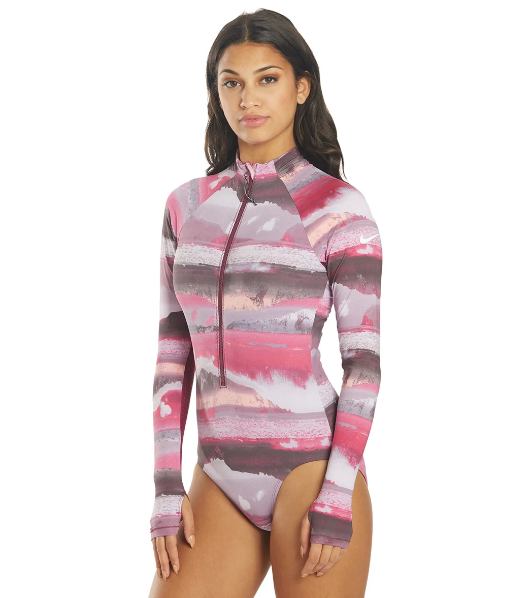 Nike Women's Adventure Long Sleeve One Piece Swimsuit - Image 19
