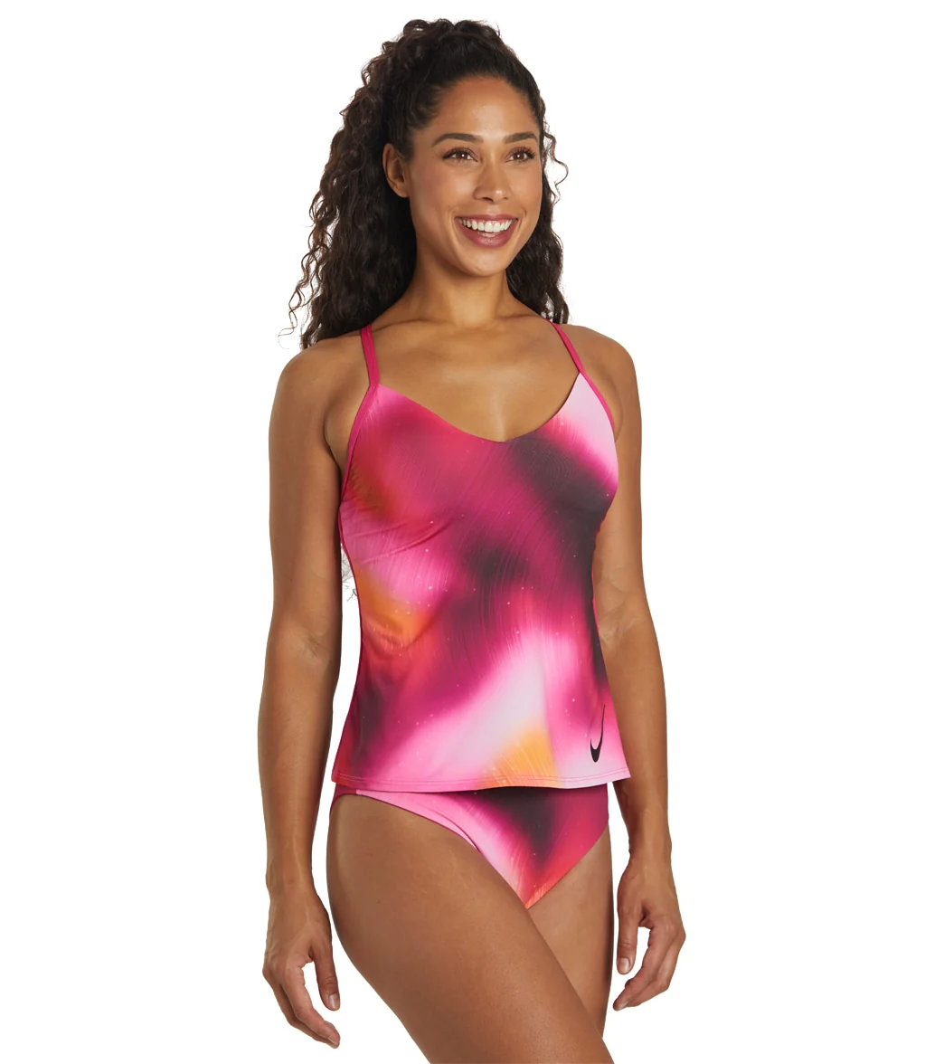 Nike Women's Aurora Racerback Tankini Top - Image 2