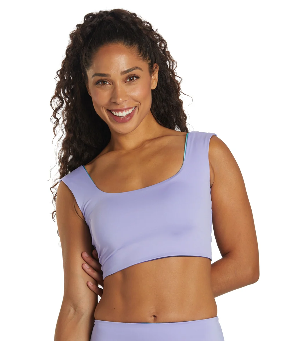 Nike Women's Aurora Reversible Crop Bikini Top - Image 9