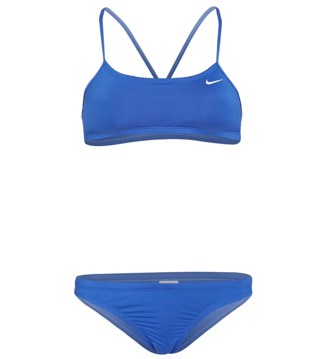 Nike Women's Chlorine Resistant Essential Racerback Bikini Set - Image 24
