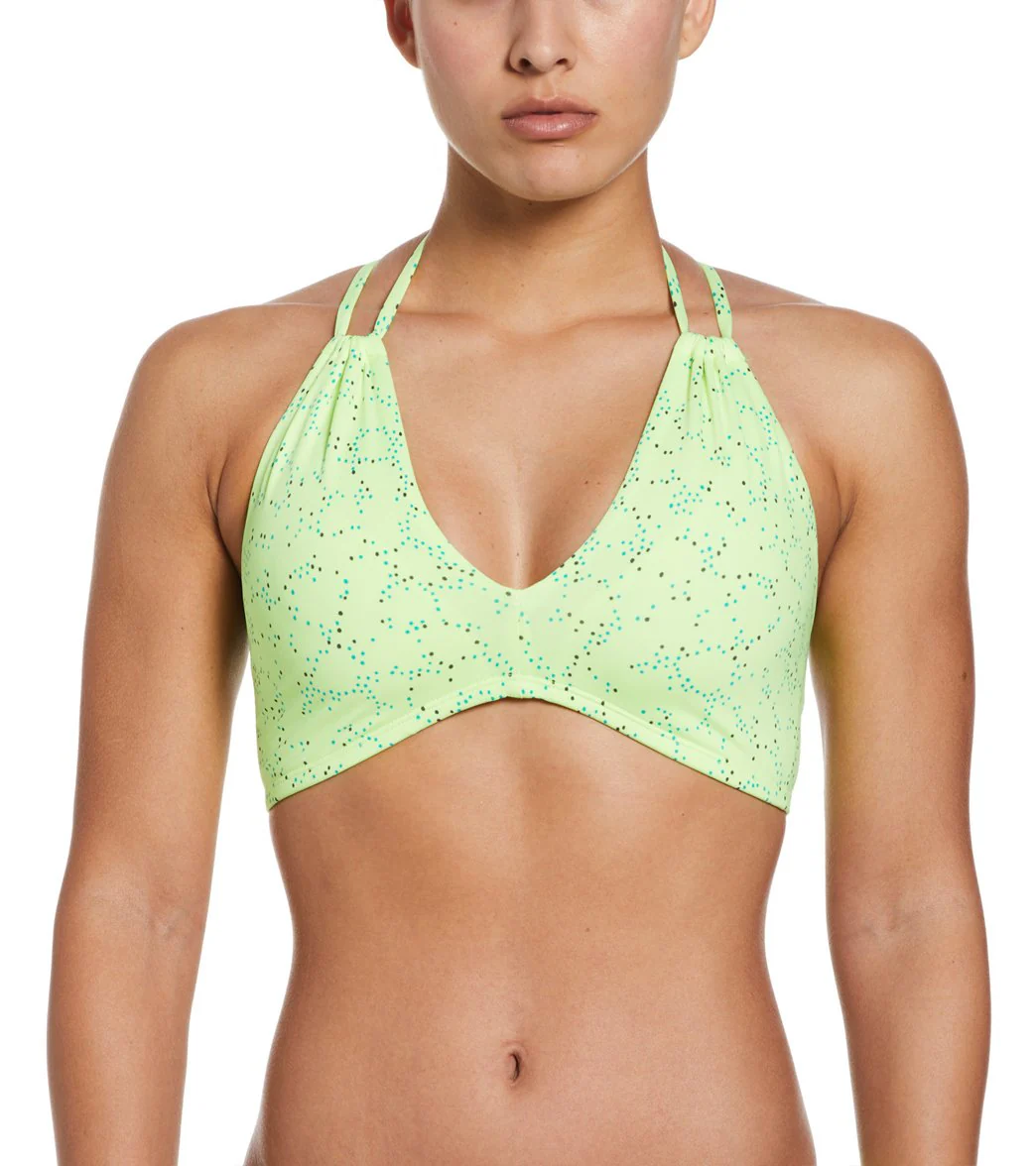 Nike Women's Dots High Neck Bikini Top - Image 4