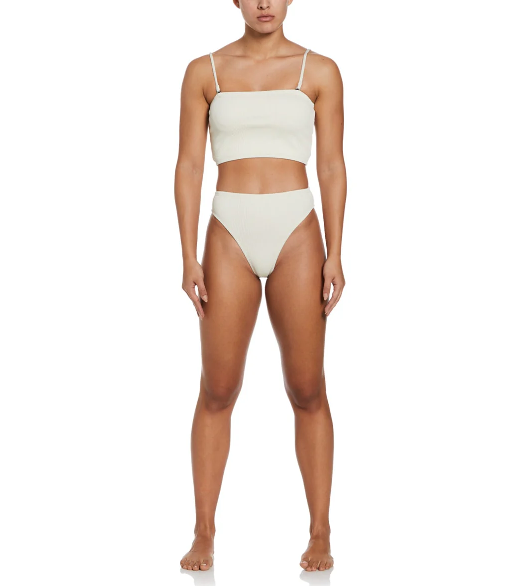 Nike Women's Essential High Waist Bikini Bottom - Image 3
