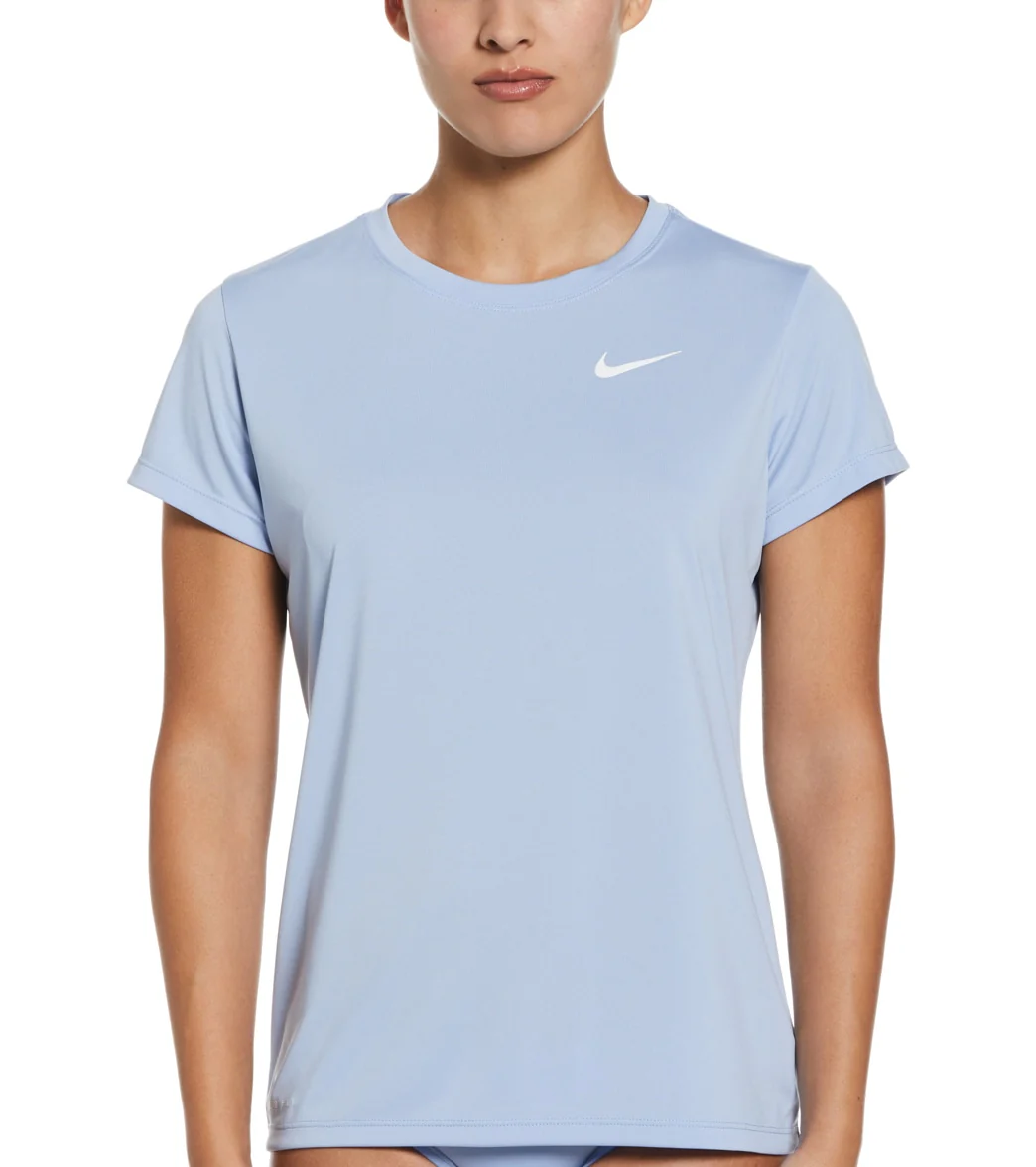 Nike Women's Essential Hydro Short Sleeve Swim  Shirt - Image 10