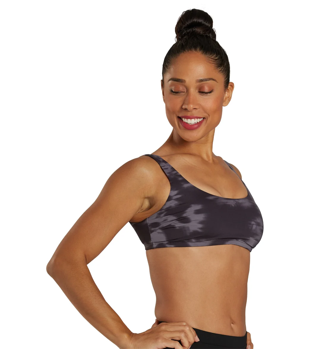 Nike Women's Floral Fade Scoop Neck Bikini Top - Image 8