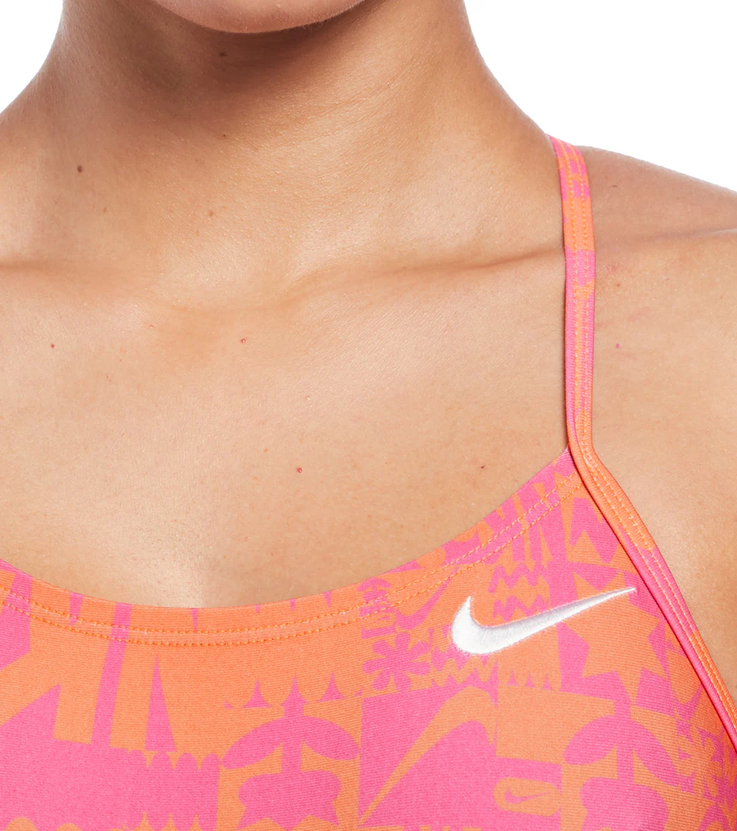 Nike Women's Hydrastrong Multi Print Cut Out One Piece Swimsuit - Image 28