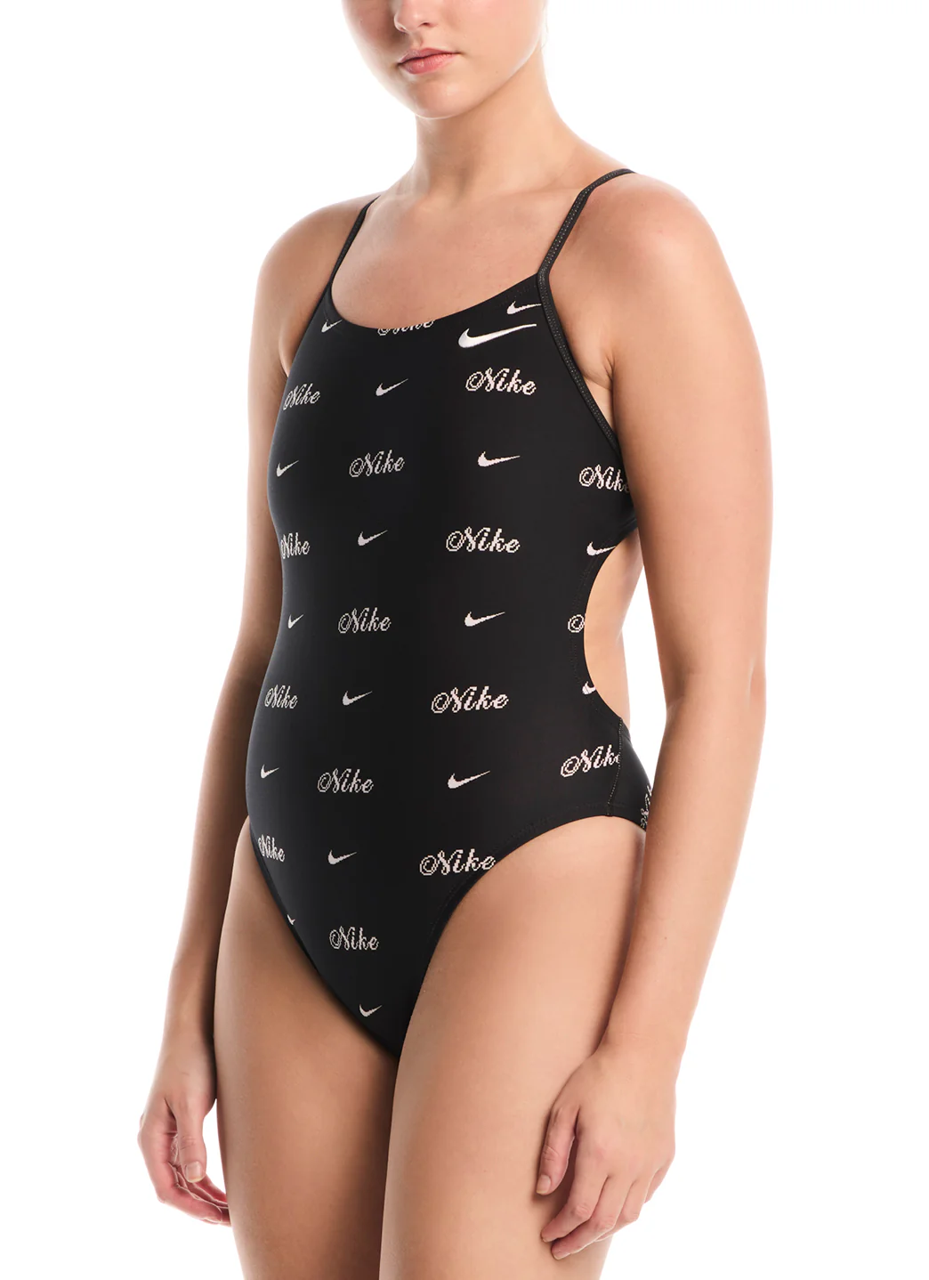 Nike Women's HydraStrong Multi Print Cutout One Piece Swimsuit - Image 2
