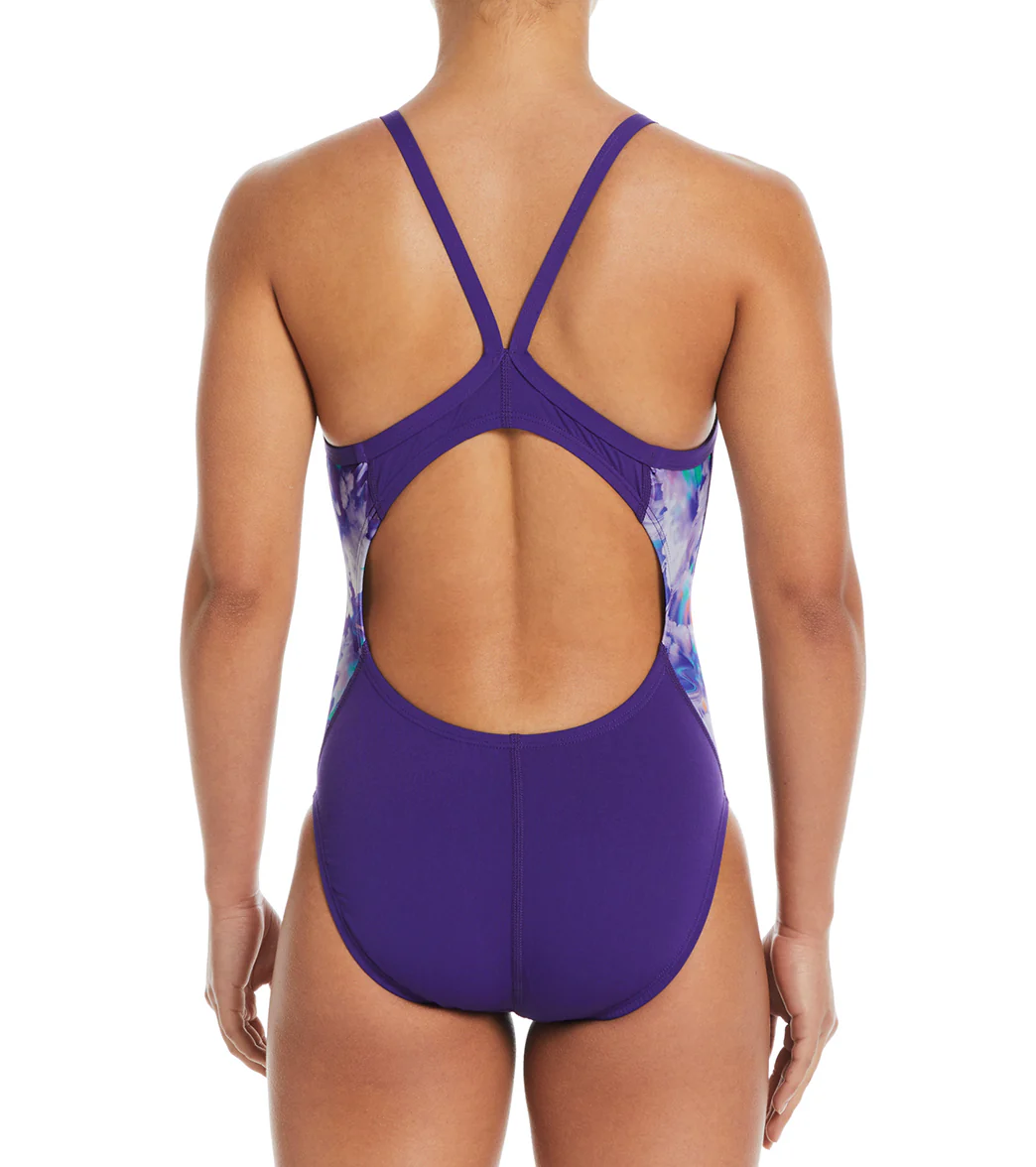 Nike Women's Hydrastrong Multi Print One Piece Swimsuit - Image 2