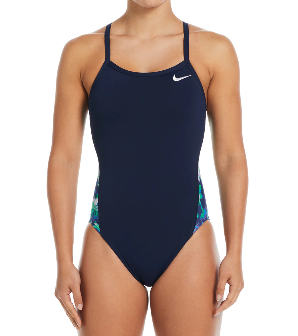 Nike Women's Hydrastrong Multi Print One Piece Swimsuit - Image 7