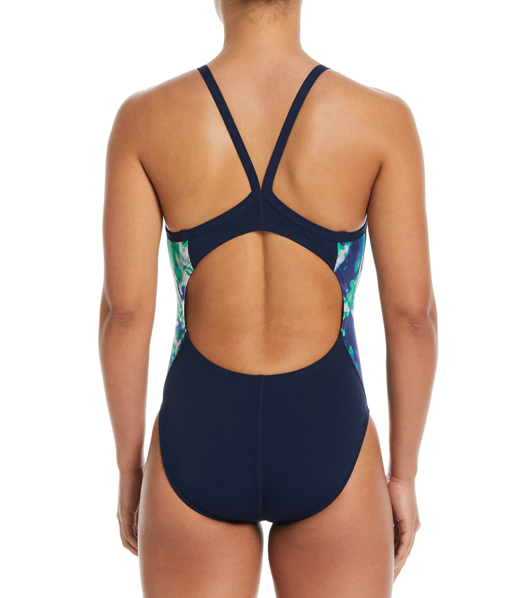 Nike Women's Hydrastrong Multi Print One Piece Swimsuit - Image 8