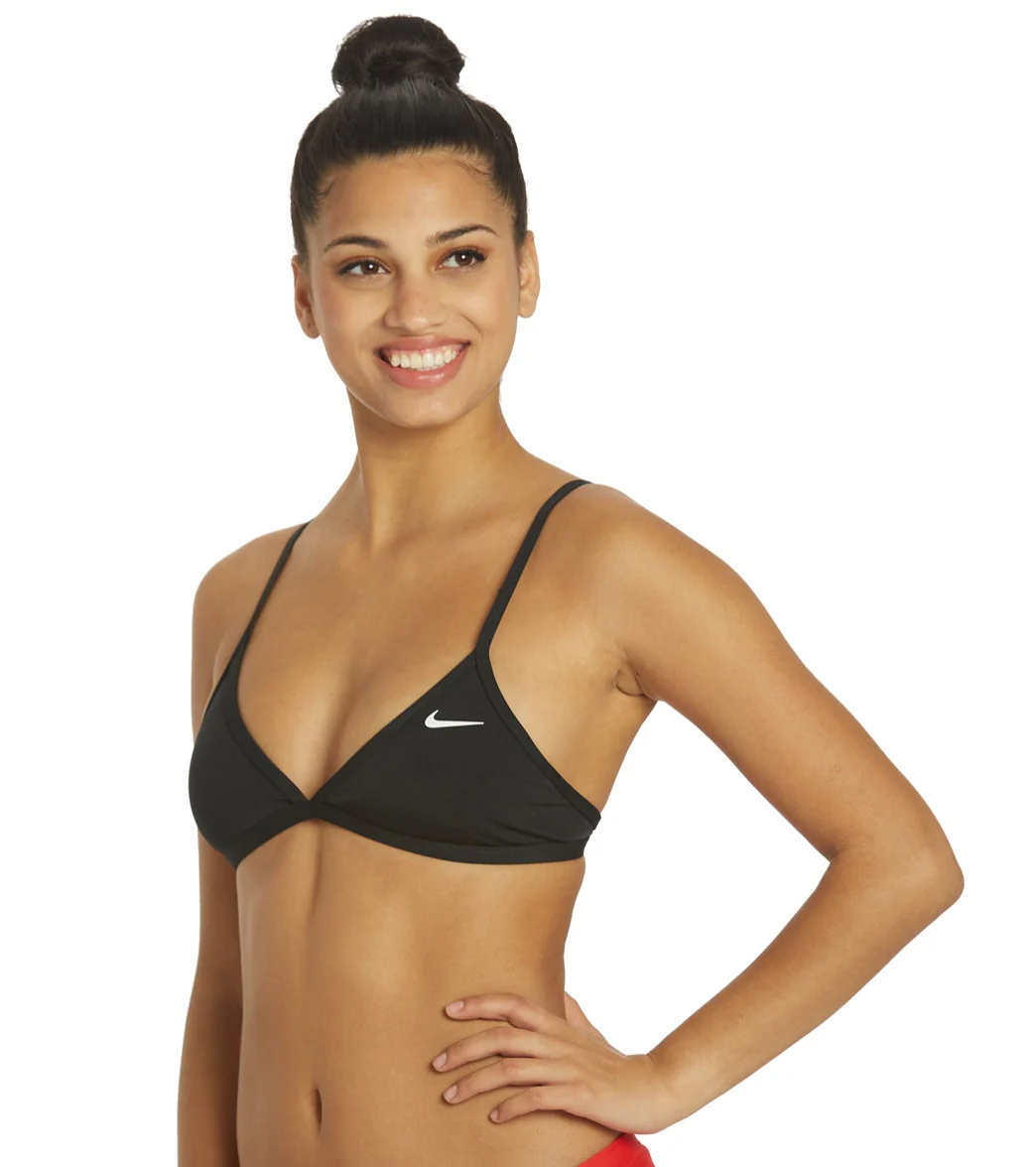 Nike Women's HydraStrong Solid Tie Back Bikini Top - Image 21
