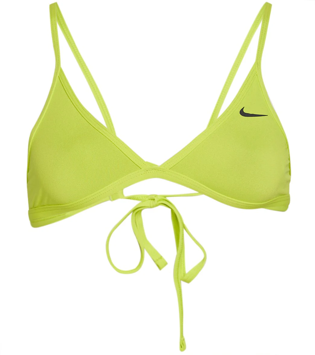 Nike Women's HydraStrong Solid Tie Back Bikini Top - Image 30