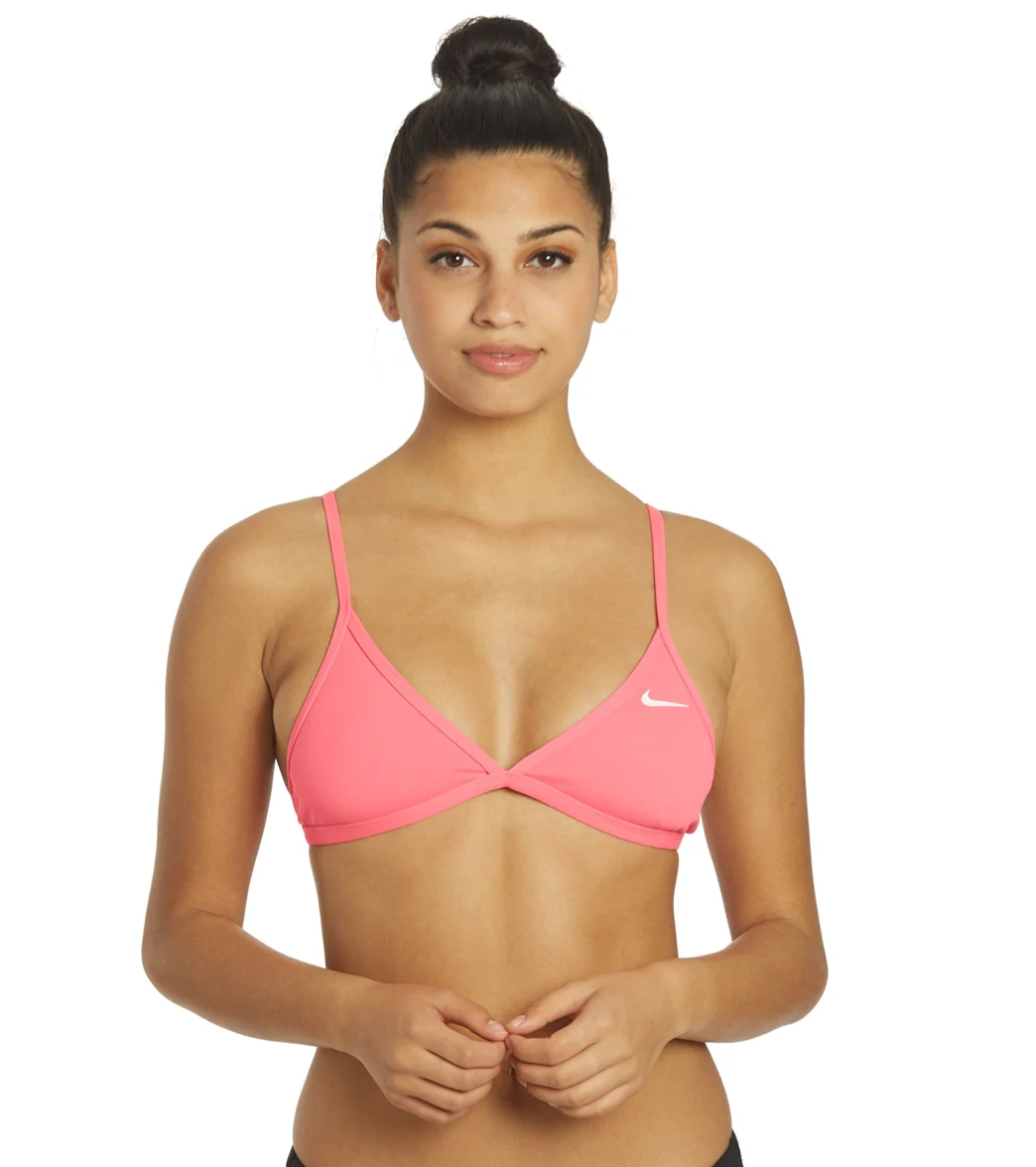 Nike Women's HydraStrong Solid Tie Back Bikini Top - Image 42