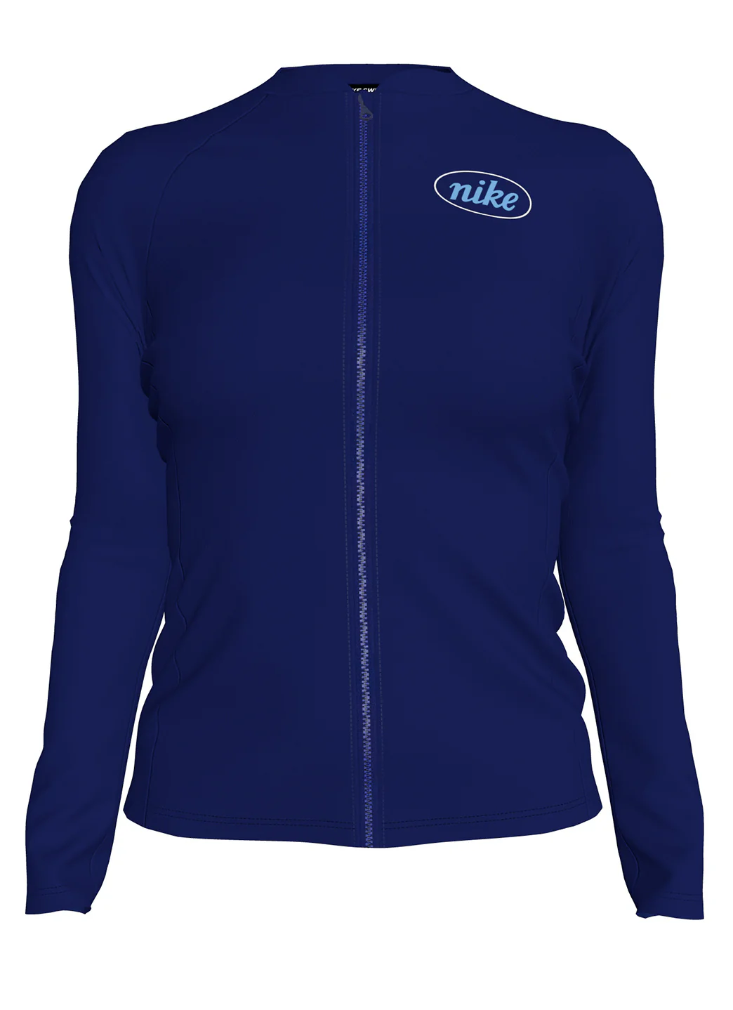 Nike Women's Long Sleeve Zip Hydro Rash Guard - Image 7