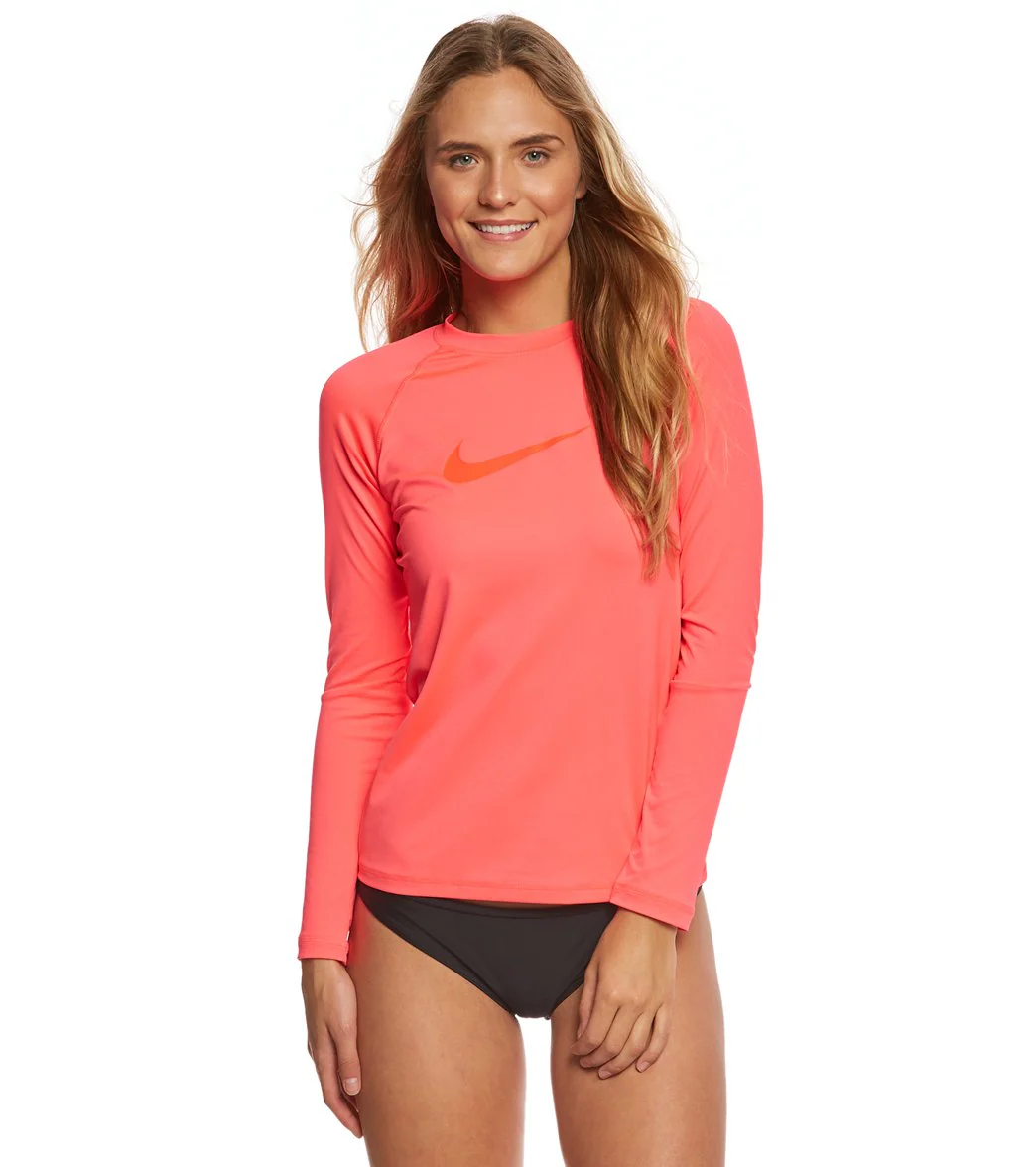 Nike Womens' L/S Hydro Rashguard - Image 6