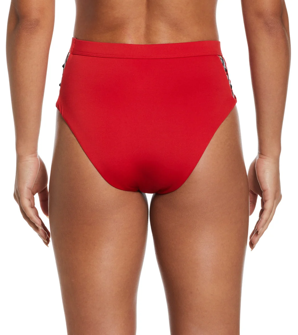 Nike Women's Sneakerkini High Waist Cheeky Bikini Bottom - Image 22