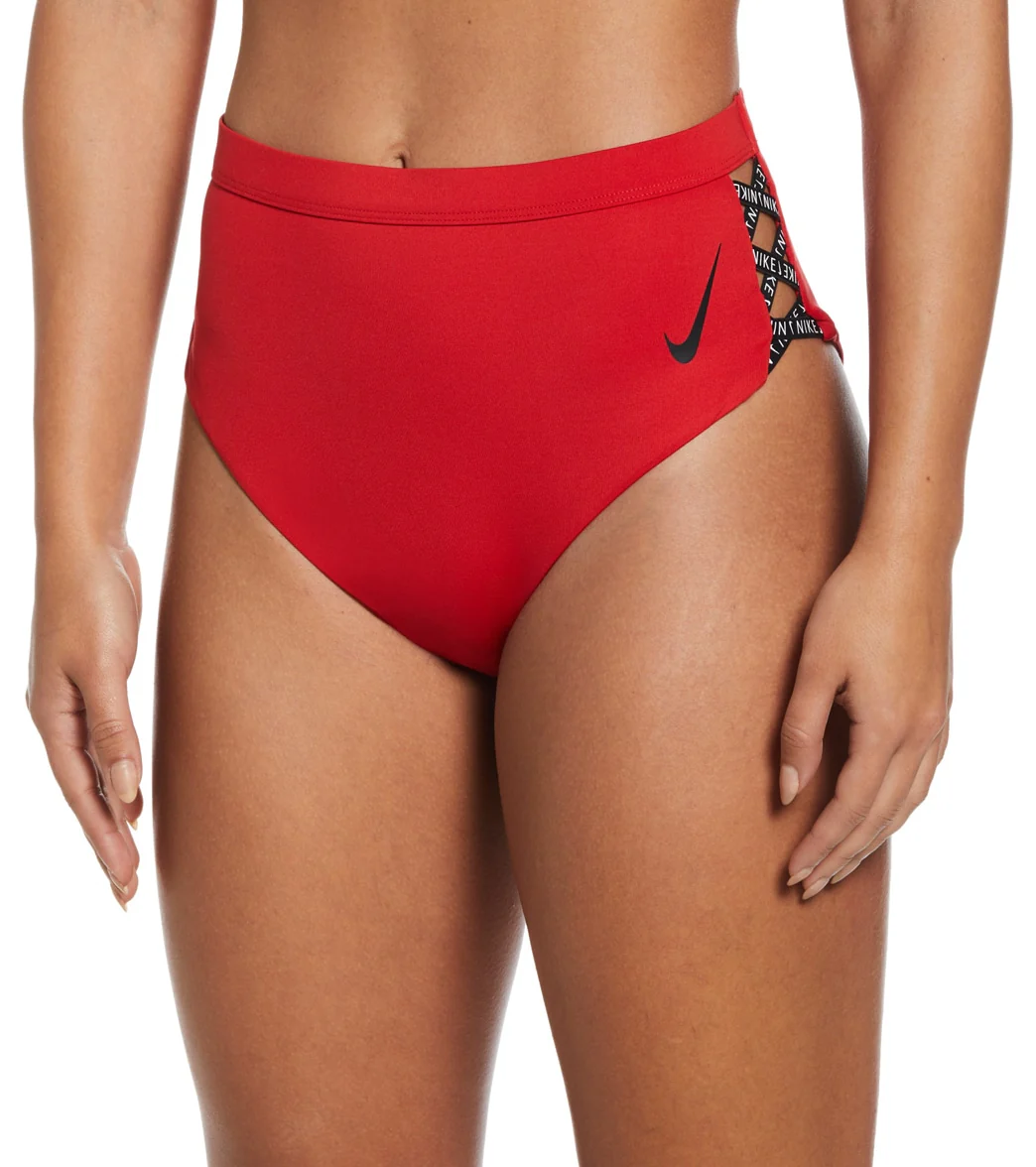 Nike Women's Sneakerkini High Waist Cheeky Bikini Bottom - Image 26