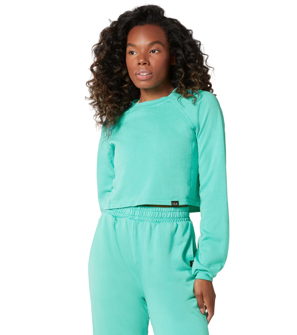 NUX Don't Stop Organic Crop Pullover - Image 13