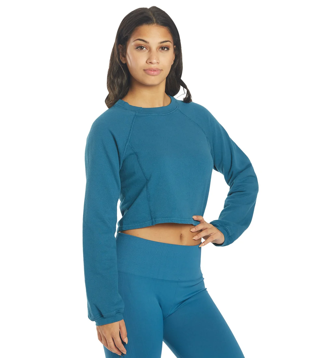 NUX Don't Stop Organic Crop Pullover - Image 20