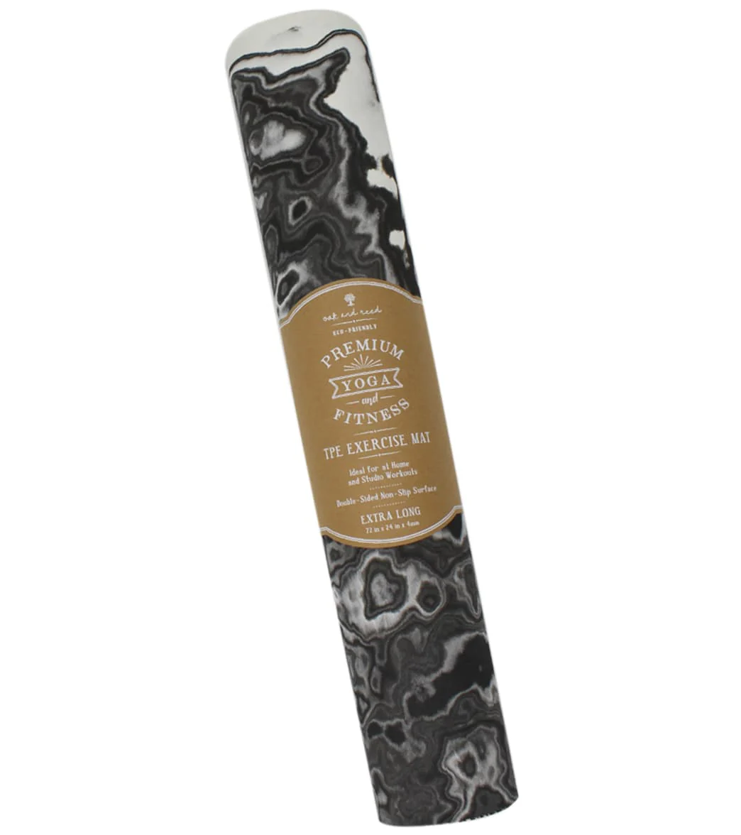 Oak and Reed Eco-Friendly TPE Yoga Mat, Marble - Image 3