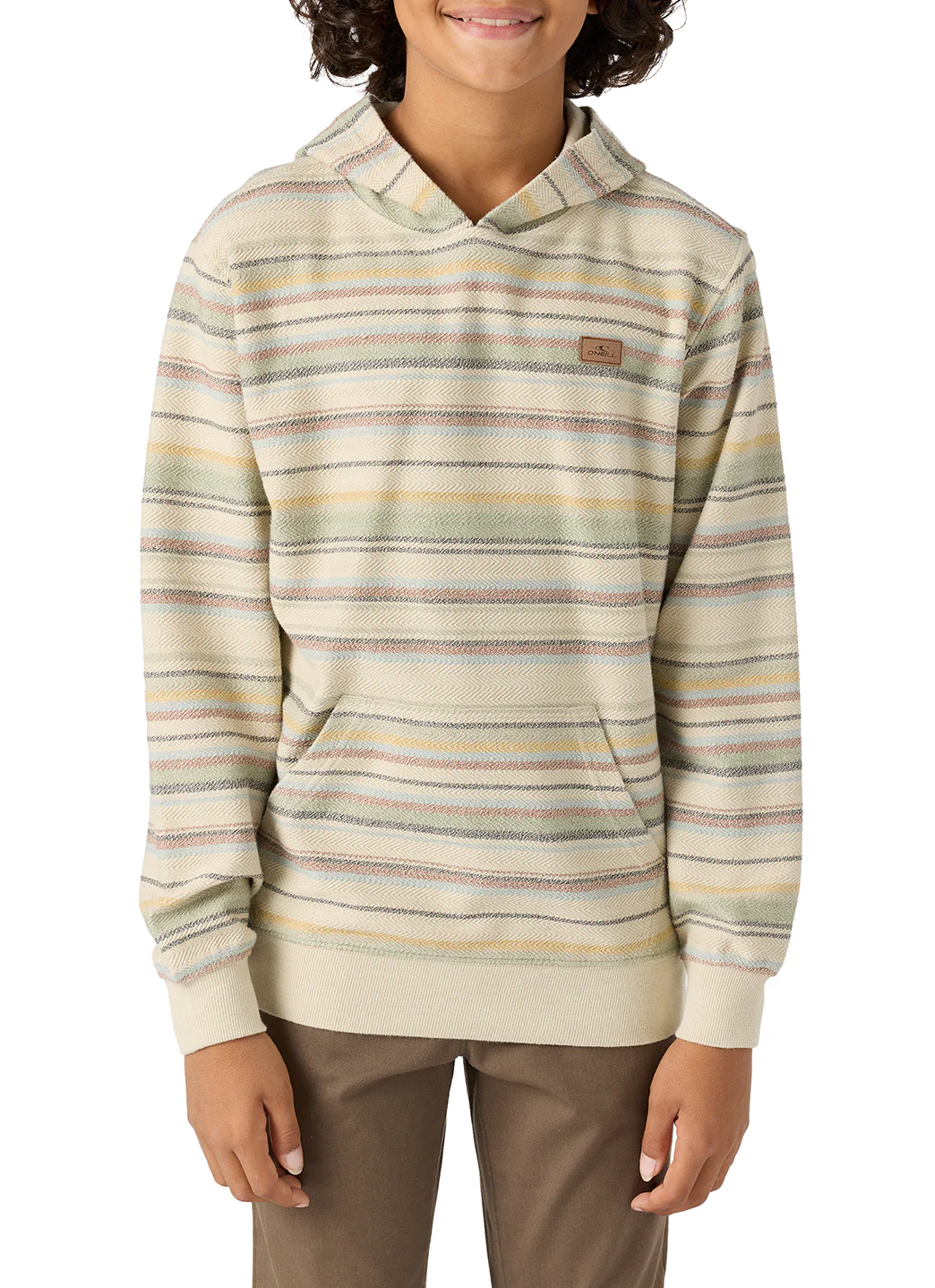 O'Neill Boys' Bavaro Stripe Pullover Hoodie (Big Kid) - Image 2