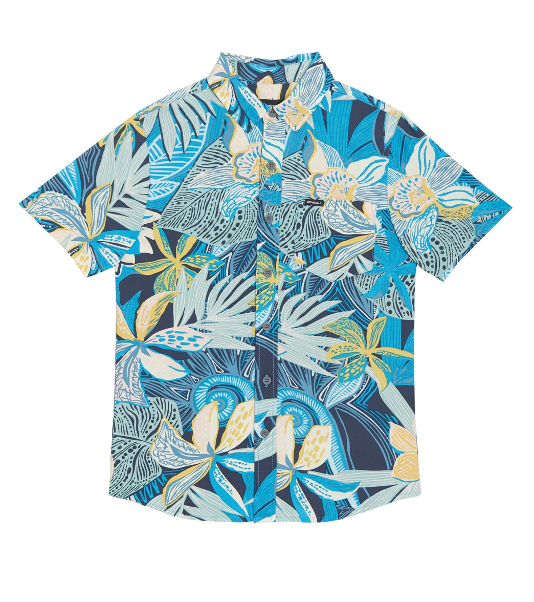O'Neill Boys' Oasis Eco Short Sleeve Woven Shirt (Big Kid) - Image 9