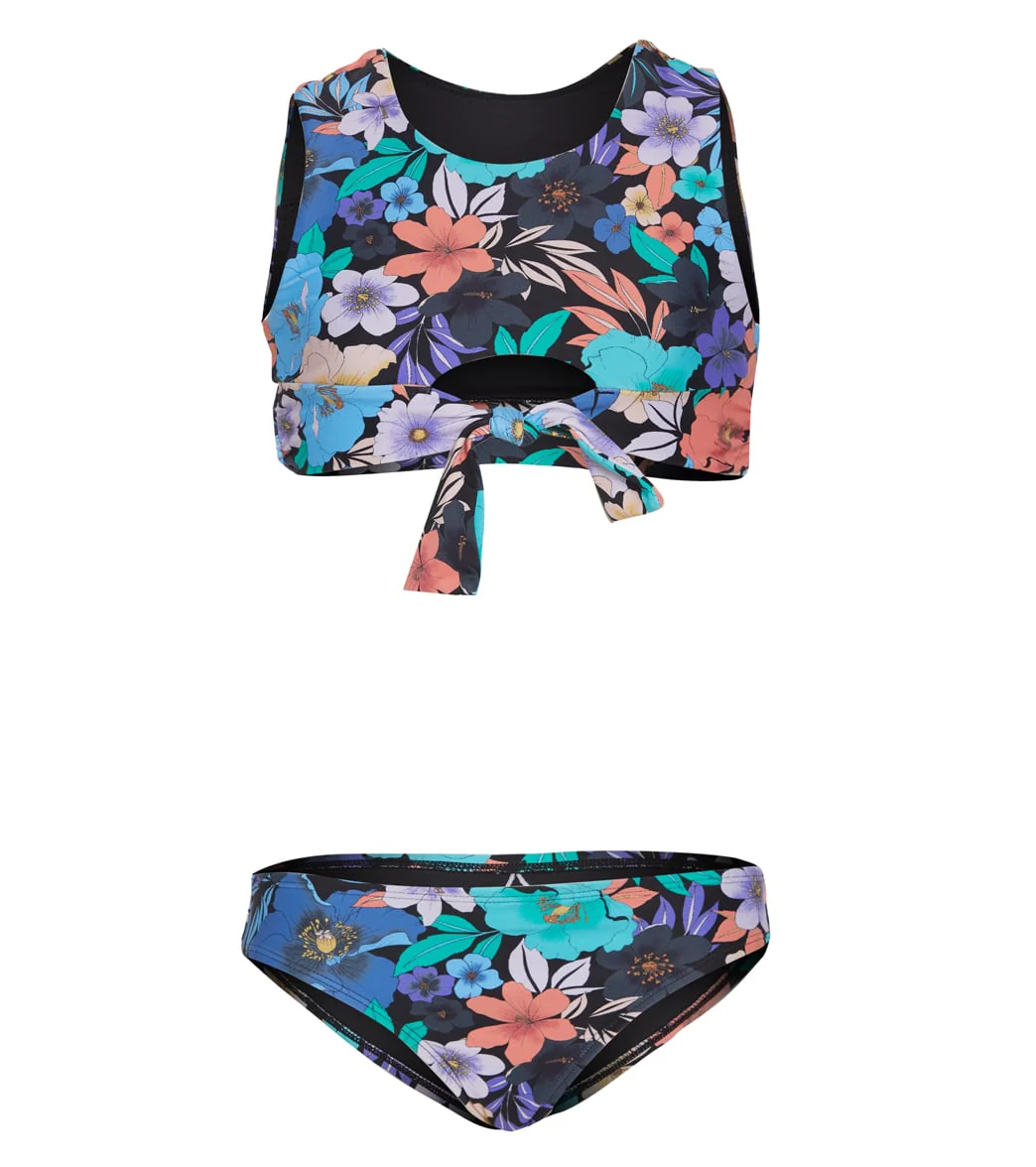 O'Neill Girls' Abbie Floral High Neck Two Piece Bikini Set (Big Kid) - Image 5