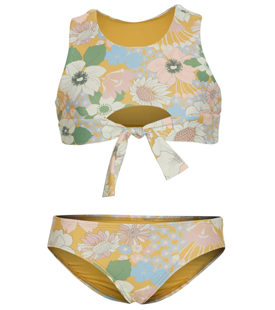 O'Neill Girls' Twiggy Banded Tie Front Swim Set (Little Kid, Big Kid) - Image 5