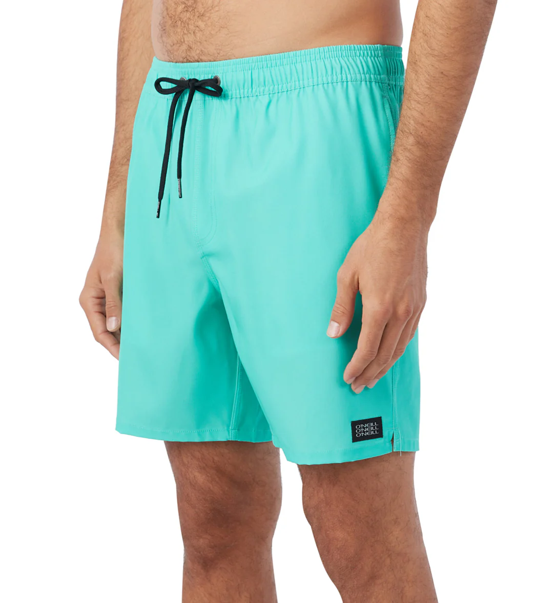 O'Neill Men's 17" Lennox Hermosa Solid Swim Trunks - Image 18