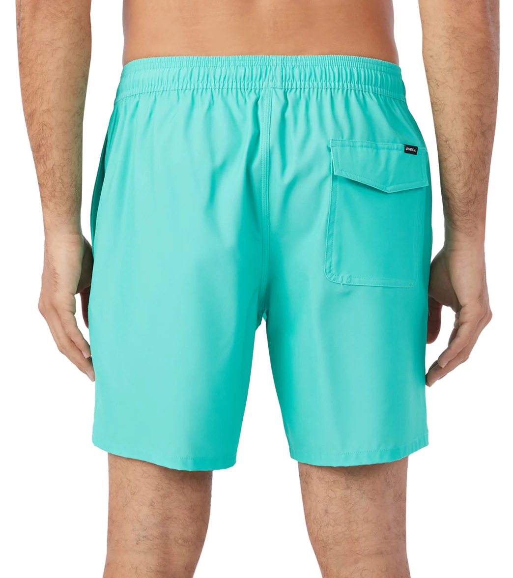O'Neill Men's 17" Lennox Hermosa Solid Swim Trunks - Image 19