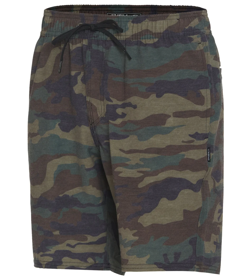 O'Neill Men's 18" Stockton Print Hybrid Swim Trunks - Image 21