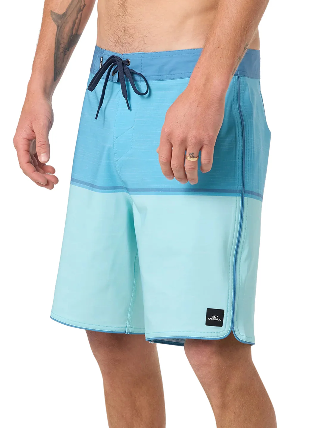 O'Neill Men's 19" Hyperfreak Mysto Block Scallop Board Shorts - Image 12