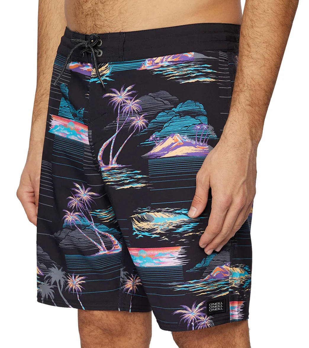 O'Neill Men's 19" Scenic Lines Cruzer Board Shorts - Image 2