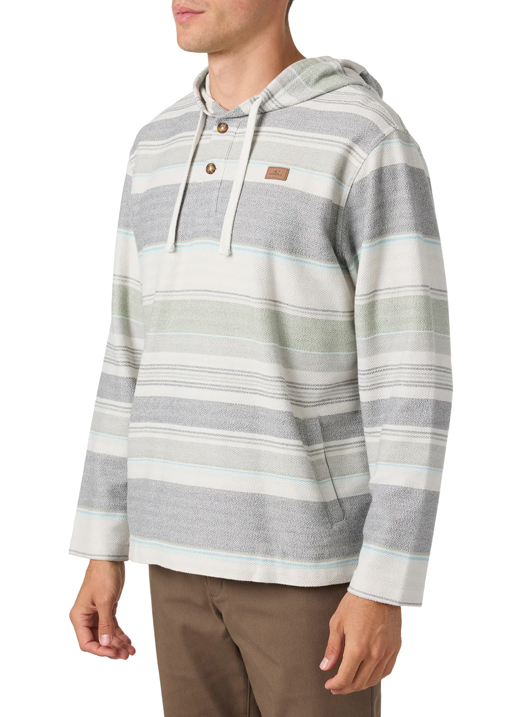O'Neill Men's Bavaro Stripe Hoodie Poncho - Image 4